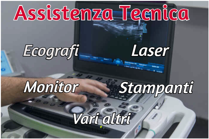 Assistenza tecnica biomedicale ecografi laser stampanti monitor