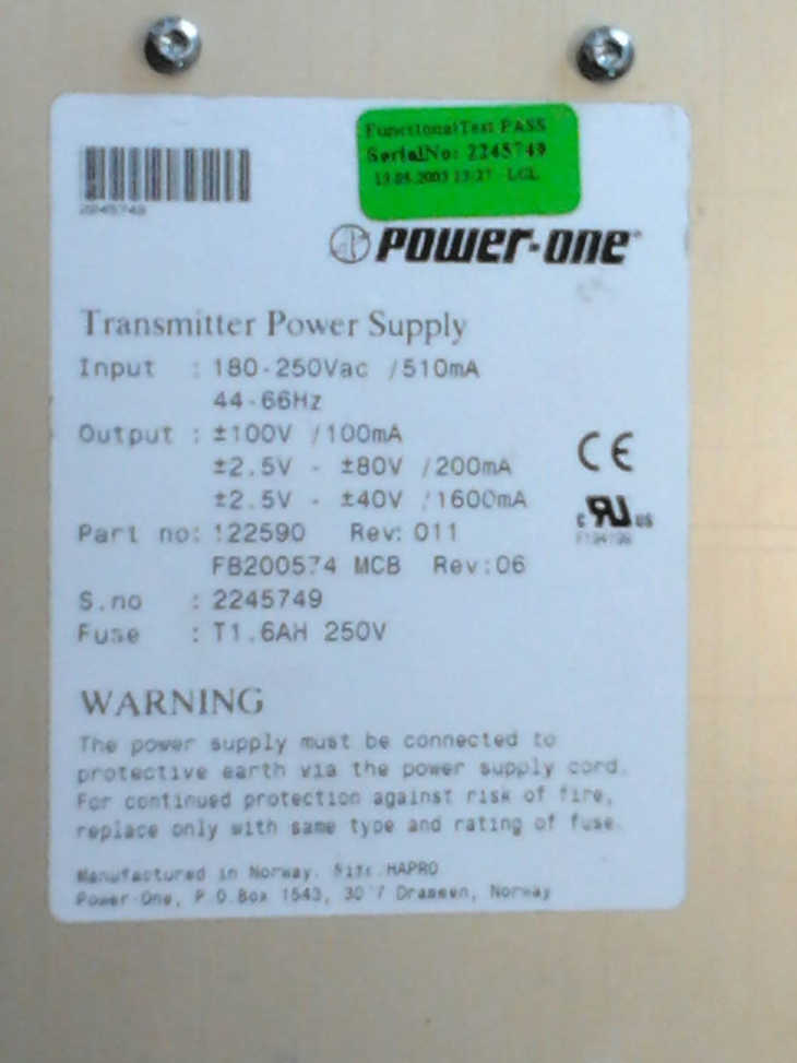 alimentatore power supply FB200574