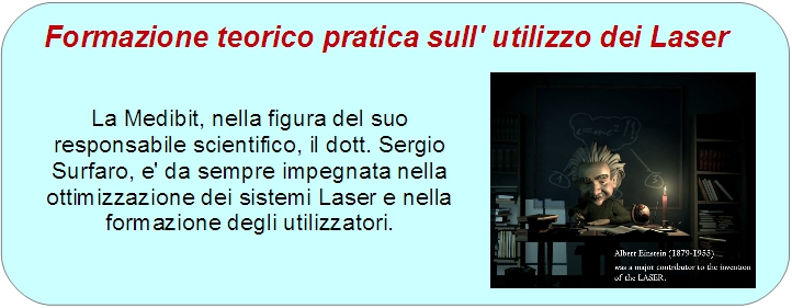 Medibit srl corso di formazione teorico pratica sui Laser